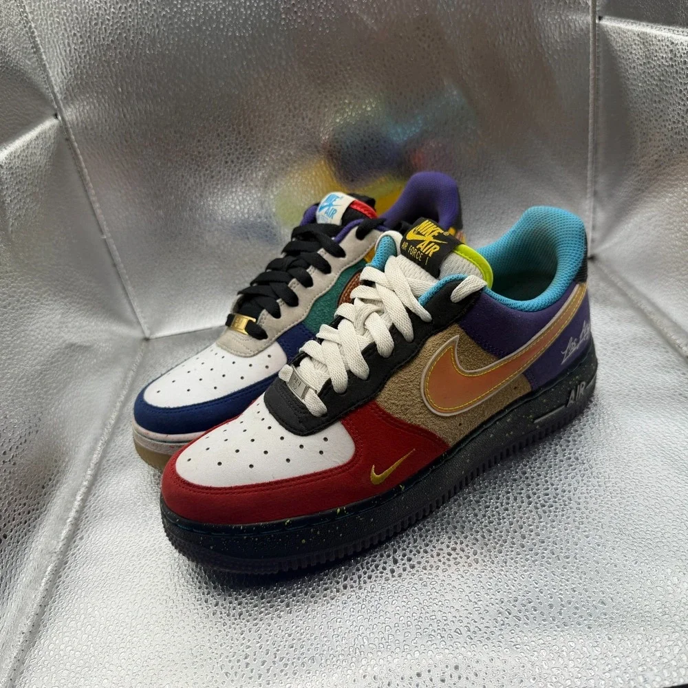 Size 6.5 Nike Air Force 1 Low What The LA Multicolor Mens‎ Sneakers CT1117-100